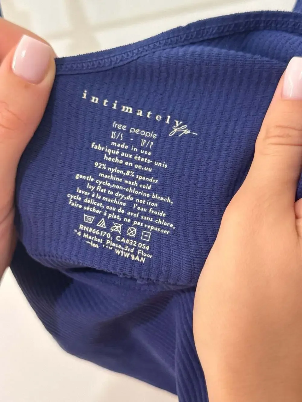 Free People Intimately FP Ribbed Brami Crop Top